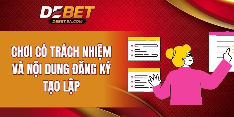 Chơi có trách nhiệm và nội dung đăng ký tạo lập