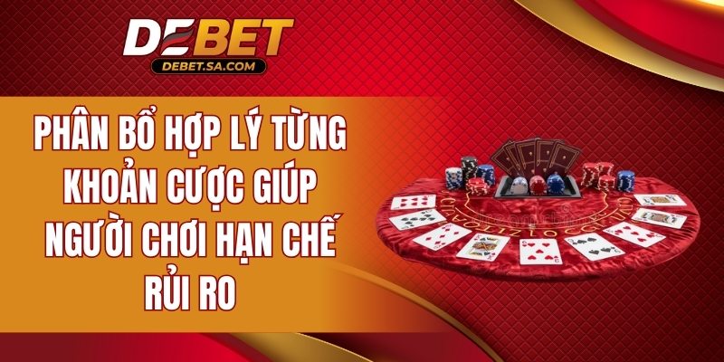 Phân bổ hợp lý từng khoản cược