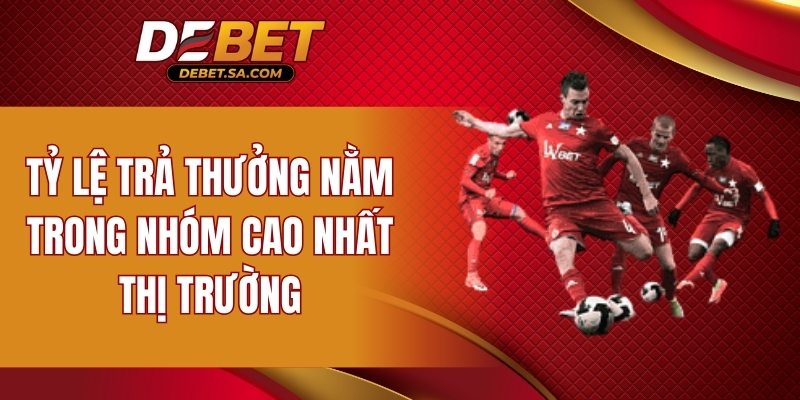 Tỷ lệ trả thưởng nằm trong nhóm cao nhất